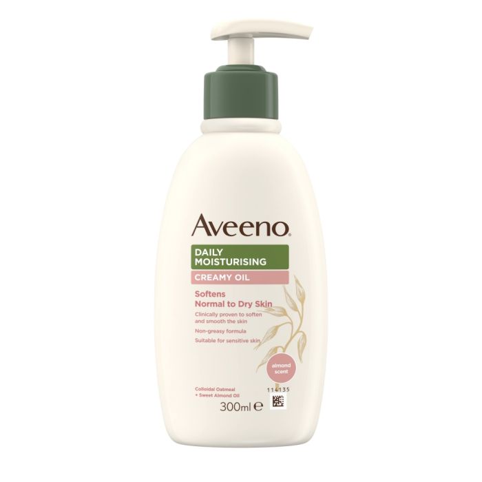 Aveeno Daily Moisturising Creamy Oil Colloidal Oatmeal & Almond 300ml