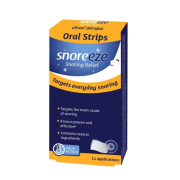 SNOREEZE SNORING RELIEF ORAL STRIPS 14S
