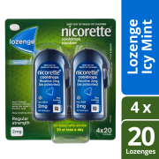 NICORETTE COOLS LOZENGE 2MG 80LOZ