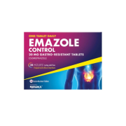 EMAZOLE CONTROL 20MG GAST RES TABS 14 TABS PH ONLY