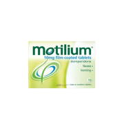 MOTILIUM 10MG FC TABS 10 TABS PH ONLY