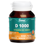 Sona Vitamin D 1000iu 30's