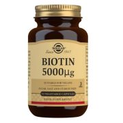 Solgar Biotin 5000 µg Vegetable Capsules Pack of 50