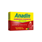 ANADIN MAXIMUM STRENGTH CAPS 12CAPS