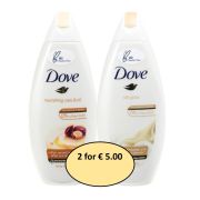 Dove Silk&Silk Nourishing Oil Body Wash Twinpack