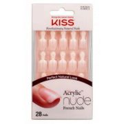 Kiss Acrylic French Nude Nails Kan01