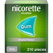 Nicorette 4mg Chewing Gum original flavour 210 pieces
