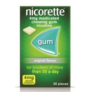 Nicorette 4mg Chewing Gum original flavour 30pieces