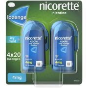 Nicorette Cools 4mg Lozenge Icy Mint 4x20 lozenge