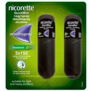 Nicorette Quick Mist 1mg Freshmint mouthspray x 2