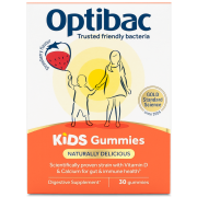 Optibac Strawberry Kids Digestive Supplement 30 Gummies