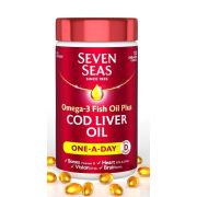 Seven Seas Omega 3 Fish Oil Plus Cod Liver Oil 120 Capsules