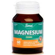 Sona Magnesium 250mg 60's