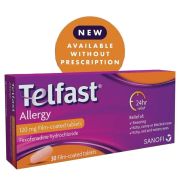Telfast Allergy Relief 120mg 30's